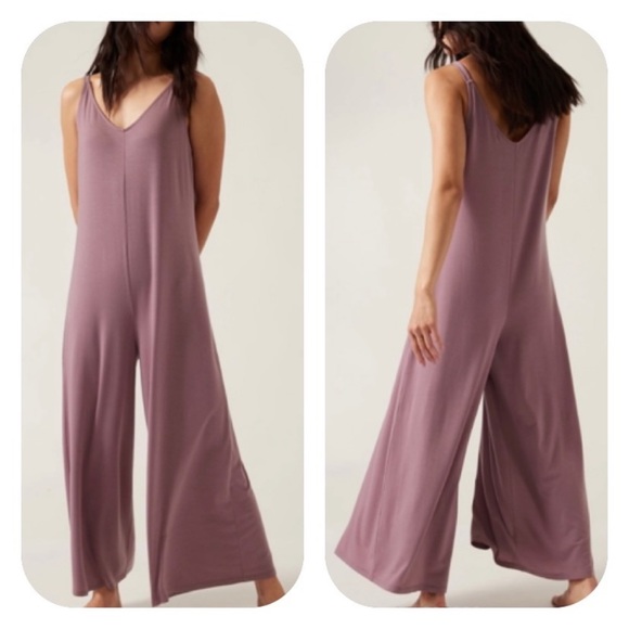 Athleta Other - {Athleta} Nighttime Bliss Sleep V Neck Romper - Women's Large